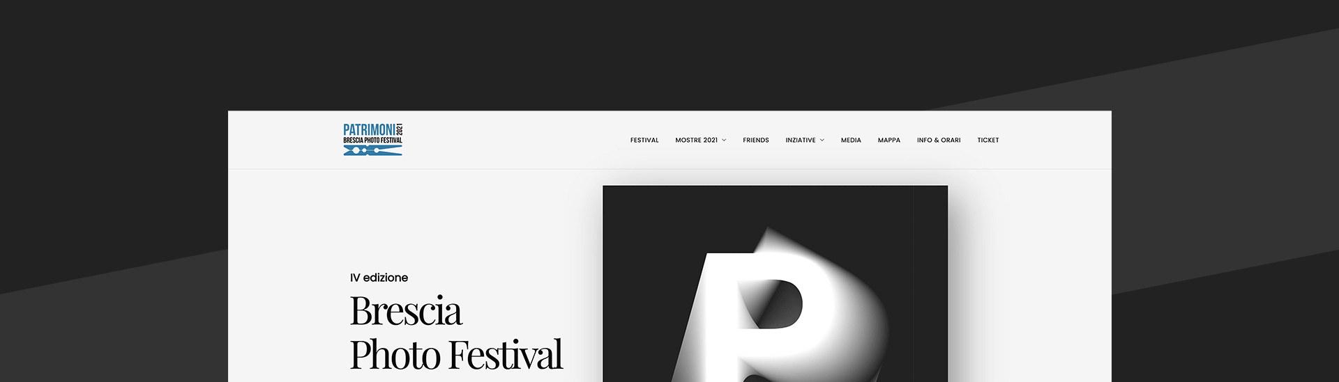 Brescia Photo festival website Uptoart